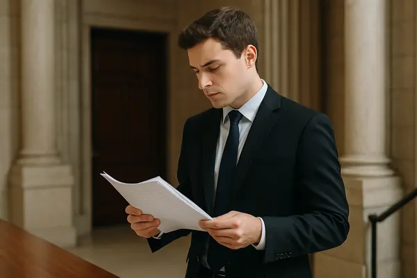 a young lawyer focused reading a legal document from Dallas Lemon Law Attorney in Dallas, TX - consumer affairs complaint a young lawyer focused reading a legal document from Dallas Lemon Law Attorney in Dallas, TX - consumer affairs complaint