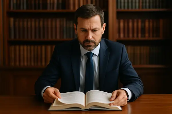 a male lawyer reading a legal book from Dallas Lemon Law Attorney in Dallas, TX - consumer credit protection act a male lawyer reading a legal book from Dallas Lemon Law Attorney in Dallas, TX - consumer credit protection act