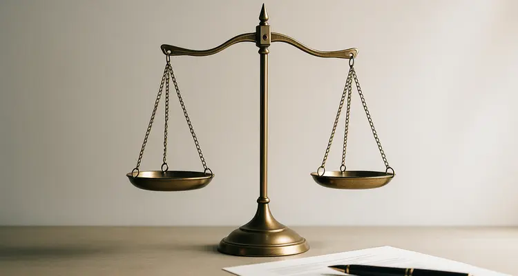 a scale of justice with some legal documents next to it from Dallas Lemon Law Attorney in Dallas, TX - hyundai lemon law